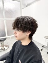 ドラマヘアー(dorama hair) シャドウパーマ/センターパート/センターパートウルフ