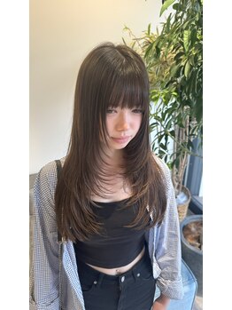 ネストバイコード(NEST by chord)の写真/顔まわりレイヤーカットで垢抜け☆全室個室型サロンのプライベート空間でリラックス♪［福生/ボブ/カラー］