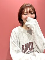 ハウディー(howdy.)&nbsp;◆ブリーチなしローズピンク×レイヤーボブ◆