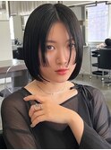 ボブショートボブ切りっぱなしボブ内巻きボブミニボブ小顔カット