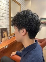 ヘアメイク フレンシア(hair make flencia) 立体感際立つ大人カジュアルなスパイラルパーマ【237スタイル】
