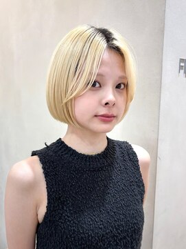 フィルムス 渋谷(FILMS) ハッシュカット/大人ショートヘア/ボブ/20代30代/渋谷