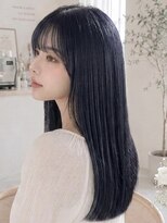 ニーケ 池袋 池袋西口(nike) 髪質改善*ハホニコ*ブルーブラック(池袋西口/池袋髪質改善)