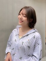 アマンヘアーサウス 吉祥寺南口店(Aman hair-s) レイヤーボブシースルーバング