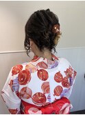 浴衣ヘアにおすすめ！ゆるふわアレンジ♪