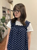 リトルガーデン(Little Garden)&nbsp;【kako】オリーブベージュ/ミディアムレイヤー