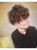くせ毛を活かす・艶ウェービーマッシュ・Hommehair2nd櫻井