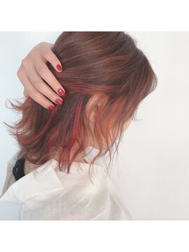 アース コアフュールボーテ 長野駅前店(EARTH coiffure beaute) オレンジベージュ