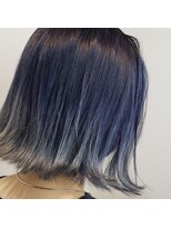 バクラ(BAKLA)&nbsp;【高田馬場　BAKLA 】ブルーグラデーションボブ