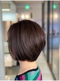 艶髪ショート☆美髪Aube HAIR沖浜☆50代前半