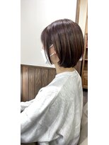 ショコラ 国立谷保(Chocolat)&nbsp;切りっぱなしぱっつんボブ【ショコラオリジナル春色カラー☆】