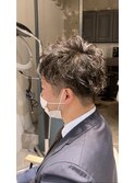 メンズ アップバングスパイラル