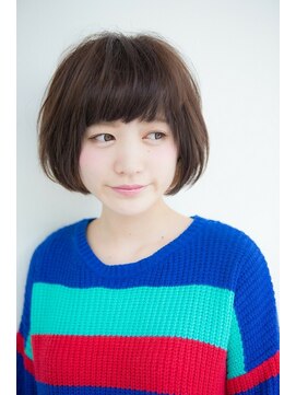 フェイス 赤羽店(face) ペールベージュセクションカラーグラデーションカラー外ハネボブ