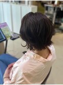 クセをいかしたボブベースのレイヤーカット