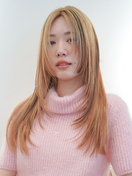 アンアミ シブヤ(Un ami shibuya) レイヤーロング/ローライトカラー