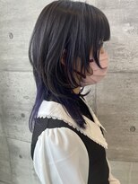 サラビューティーサイト 志免店(SARA Beauty Sight)&nbsp;【あんstyle】20代30代ウルフ×パープルインナー！！