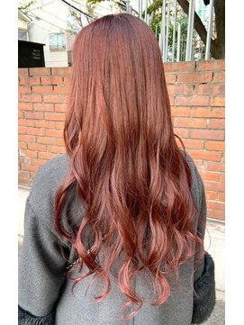 フラココ 神楽坂(hurakoko kagurazaka) 【hurakoko松下仁美】ピンクカラーロングスタイル