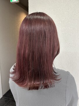 プライズ 成増店(prize) ピンクブラウンシアーカラーセミディ成増地下鉄成増大山