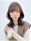 20代30代アッシュグレージュくびレイヤー伸ばしかけ抜け感