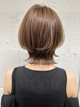 ダブルトーキョー シブヤ(W-TOKYO SHIBUYA) ネオウルフ×ライトハイライトボブウルフ　ウルフカット