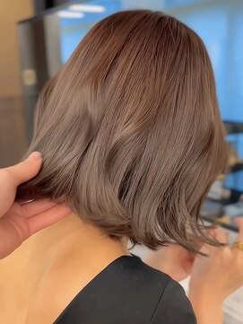 グロー 大宮(GLROW) 人気ブリーチなし透明感マロンベージュ くすみベージュ