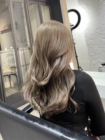 ブレンド 渋谷(BLend)&nbsp;前髪アンブレラカラーこなれミディイメチェンウェーブパーマ