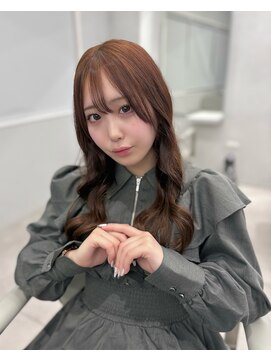 ポプルス 渋谷(popls) ブリーチなしダブルカラーミルクティーブラウン