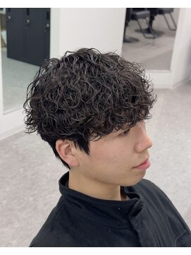ブライト(BRIGHT) マッシュ波巻きスパイラルパーマ静岡メンズ
