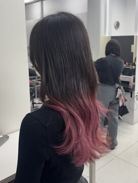 アライブ ハラジュク(ALIVE harajuku) 【ALIVE 夕貴】ピンクグラデーションカラー♪