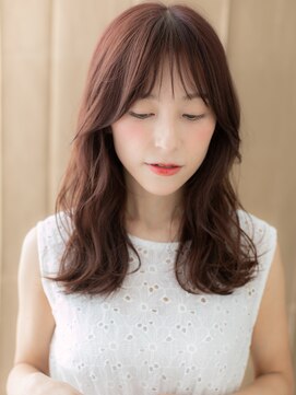 カバーヘア ブリス 川口(COVER HAIR bliss) チェリーブラウンくせ毛風美髪フェミニンロング308W川口30代40代