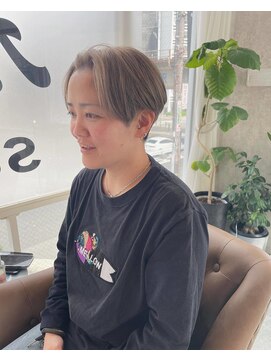 アトモスサニーテラス(Atmos sunny terrace) soft beige × short