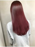 髪質改善＊くびレイヤーピンクベージュ＊美髪【Zina船橋】