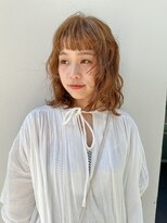 ナウアズ(now as.)&nbsp;ふわふわレイヤーボブ×ブリーチなしベージュ【mayu】