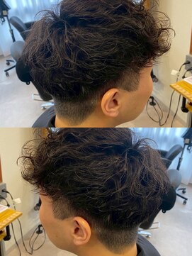 アフェクト 上大岡(affect) スペインカール/スパイキーショート/ブルーブラック/上大岡