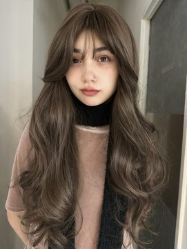 メゾンアクア 表参道(Maison ACQUA) ☆ブリーチなしダブルカラー オリーブ オリーブベージュ