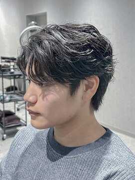 テクト バイアッシュ 吉祥寺店(Tect by Ash) フェザーパーマセンターパート毛流れパーマニュアンスパーマ