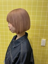 エン(en,) ボブ×ピンクベージュ