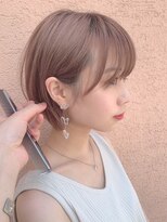 サンドパールス 仙台店(sand PALCE)&nbsp;髪質改善/大人ガーリー/似合わせカット/ショートボブ前髪/仙台