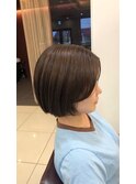 ダークアッシュ/ミディアムレイヤーカット/成田公津の杜駅