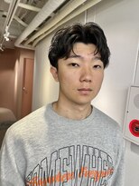 Men's JILI 【JILI】センターパート 色気ニュアンスカール メンズ ◎上辻