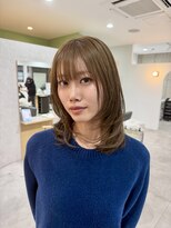 ソルア 上本町(solua)&nbsp;ミディアムレイヤー/髪質改善/20代/30代