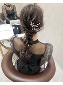 ブリーチなしカラー/ヘアアレンジ/ヘアセット/福岡/10代20代30代