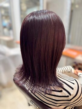 フレア ヘア サロン(FLEAR hair salon) 大人気チェリーレッドイルミナカラー