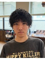 ビハインドザカーテン(BEHIND THE CURTAIN)&nbsp;【癖毛風パーマ】2ヶ月前のパーマを活かす