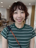 エマン(AIMANT)&nbsp;［ショートパーマ］くるっと動くカール×ナチュラルブラウン
