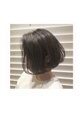 ＊前下がり大人かわいいナチュラルボブ　辻幸奈　表参道/青山