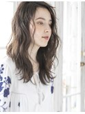 透明感なクセ毛風ミディ
