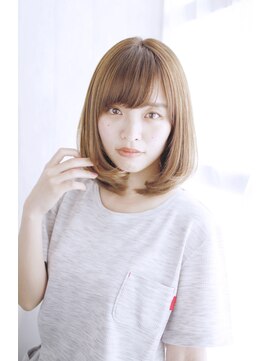 ヘアーアンドスマイル バル(hair&smile Baru) 透け感バングスタイル