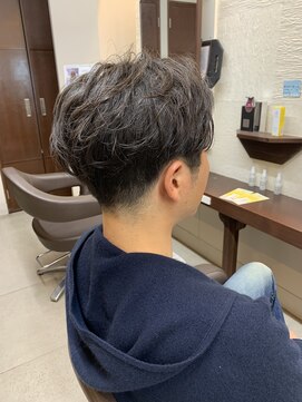 リリ(Liri material care salon by JAPAN) 流行りのメンズバーバースタイル!