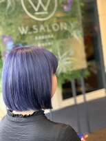 ダブル アンダーバー サロン(W_SALON) 【W_SALON 河原町】ネイビーラベンダー♪♪